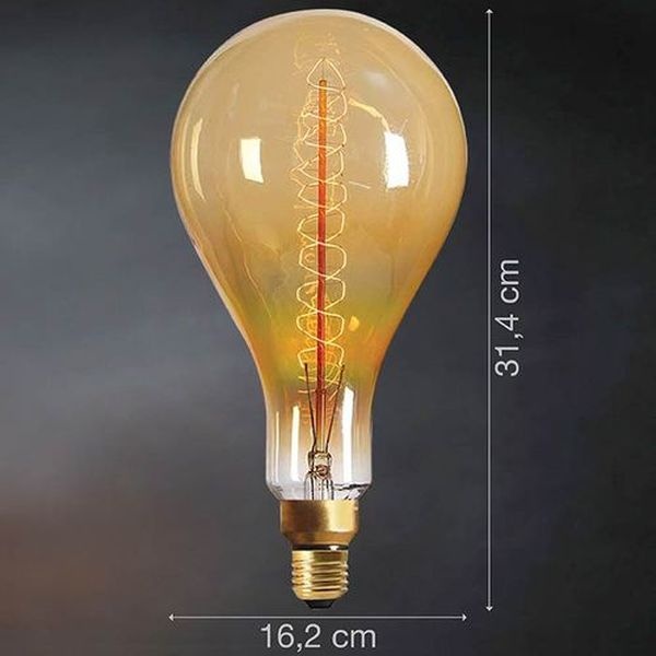 Ampoule DECO Géante 40W 2000K E27 - dim.