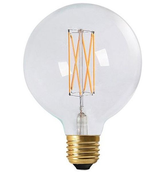 Ampoule LED Fil. G125 claire 2300K 4W E27 dim.