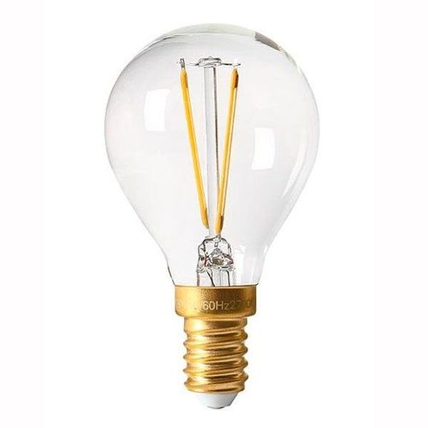 Ampoule LED Filament claire spherique 3W 300lm 2700K