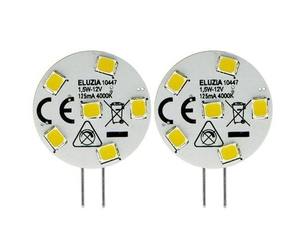 Ampoule capsule LED SMD 4000K 1,5W 150L G4 -x2