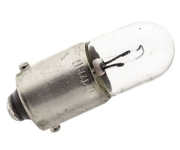 Ampoule miniature 3000K Ba9s T10x28 130V 20mA 2,6W CC-6A