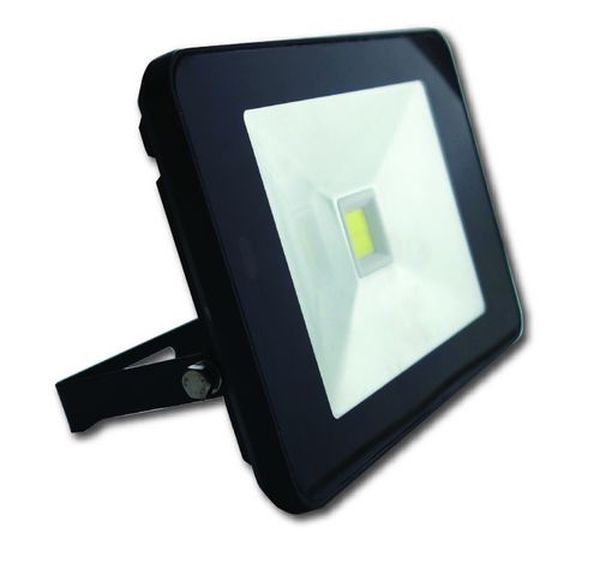 Projecteur LED COB noir 10W 750L 4000K IP65