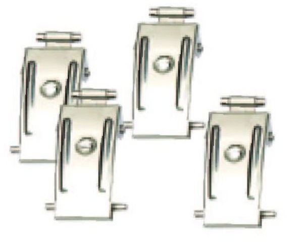Clips inox lot de 4
