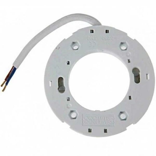 Douille GX53 + enjoliveur gris