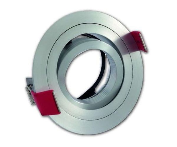 Rondelle alu brossé ajustable 360°