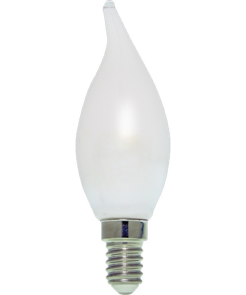 Ampoule LED Fil. (D) Flamme CDV Milky 4000K 4W 470L E14