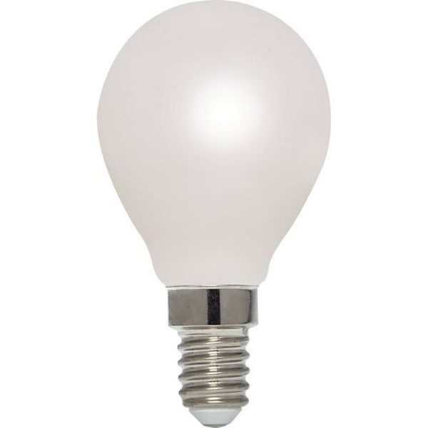 Ampoule LED Fil. (D) mini sphér. P45 Milky 2700K 4W 470L E14