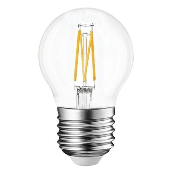 Ampoule LED Fil. (C) mini sphér. P45 claire 3000K 5W 400L E27 dimmable IRC90