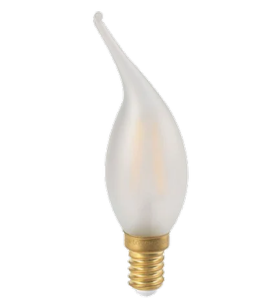 Ampoule LED Fil. Flamme CDV Dépolie 2700K 4W 450L E14 IRC90