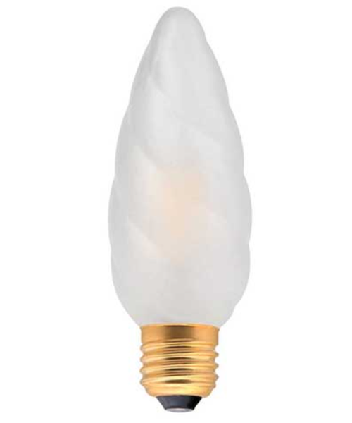 Ampoule LED Fil. Flamme Torsadée Géante Dépolie 2700K 4W 450L E27 IRC90