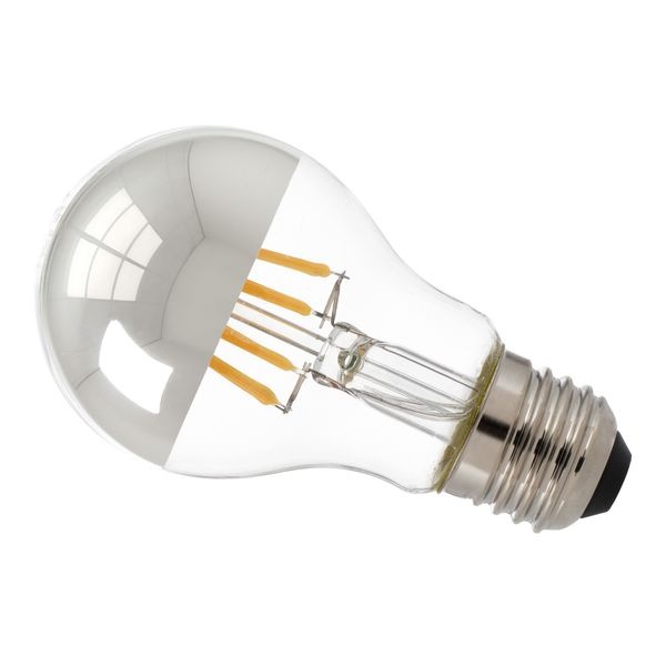 Ampoule LED Fil. Std Calotte Argentée 2700K 6W 550Lm E27