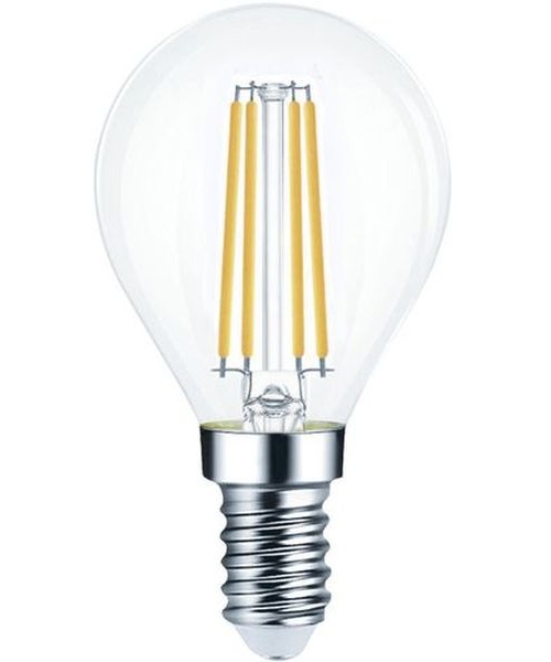 Ampoule LED Fil. (D) Mini sphér. claire 3000K 6W 1110L E14 - classe B