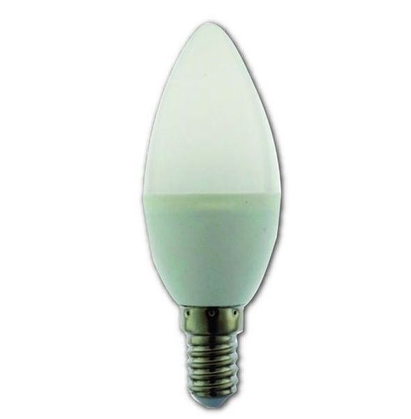 Ampoule LED Flamme lisse opale 3000K 350L 5W E14 -boite x1