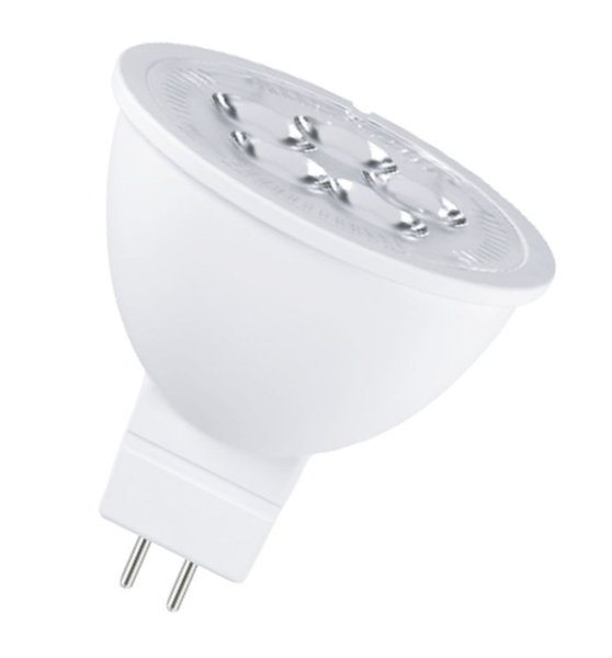 Ampoule LED MR16 2700K 350L 4.9W GU5.3 36° dim.