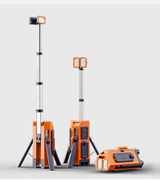 Projecteur de Chantier télescopique 8000-15000Lm - nu