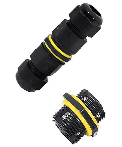 Connecteur raccord 1+1 IP68 section câble 5-9 mmm