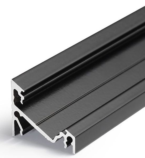 Profilé LED CORNER14 /2m alu anodisé noir (EF/YT)