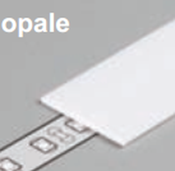 Diffuseur plat E /1mx19,2mm opale