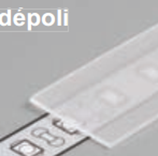 Diffuseur plat G /2mx29,5mm dépoli