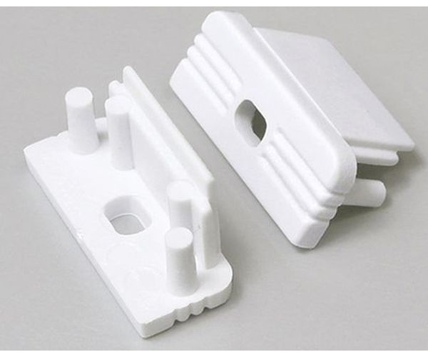 Terminaison SURFACE10 blanc + passage de câble (set de 2)