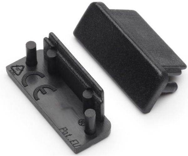 Terminaison SURFACE14 noir (set de 2)