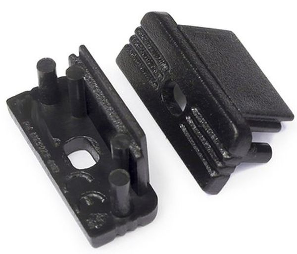 Terminaison SURFACE14 noir + passage de câble (set de 2)