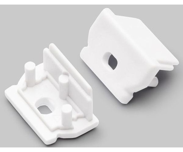 Terminaison UNI12 blanc + passage de câble (set de 2)