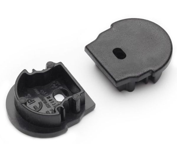 Terminaison UNI12 D noir + passage de câble (set de 2)