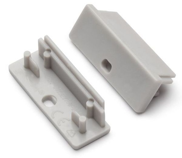 Terminaison WIDE24 gris + passage de câble (set de 2)