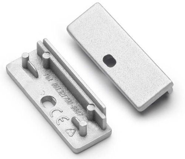 Terminaison WIDE24 argent + passage de câble (set de 2)