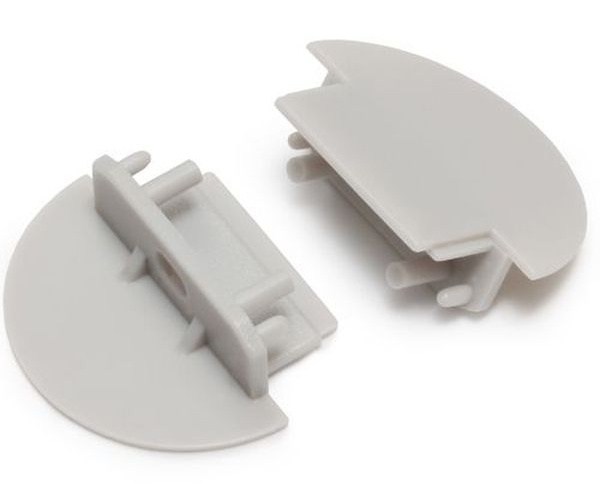 Terminaison GROOVE10 gris + passage de câble (set de 2)