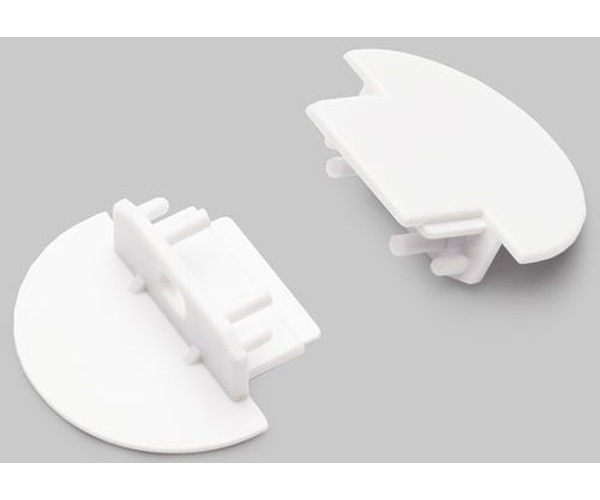 Terminaison GROOVE10 blanc + passage de câble (set de 2)