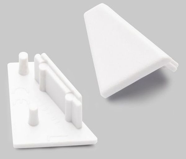 Terminaison CORNER10 blanc (set de 2)