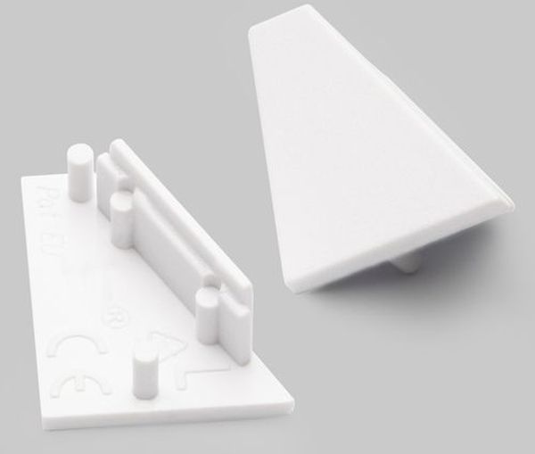 Terminaison CORNER27 blanc (set de 2)