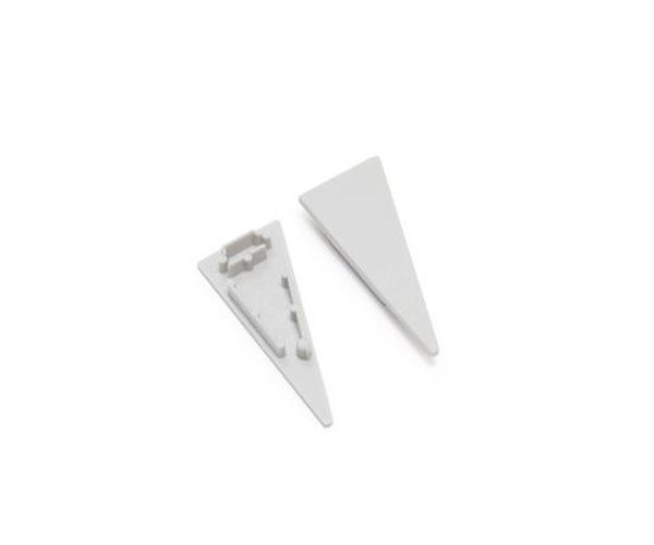 Terminaison WALLE12 sans passage de cable argent (set de 2)