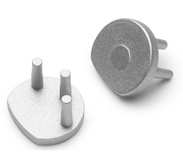 Terminaison PEN8 sans passage de cable argent (set de 2)