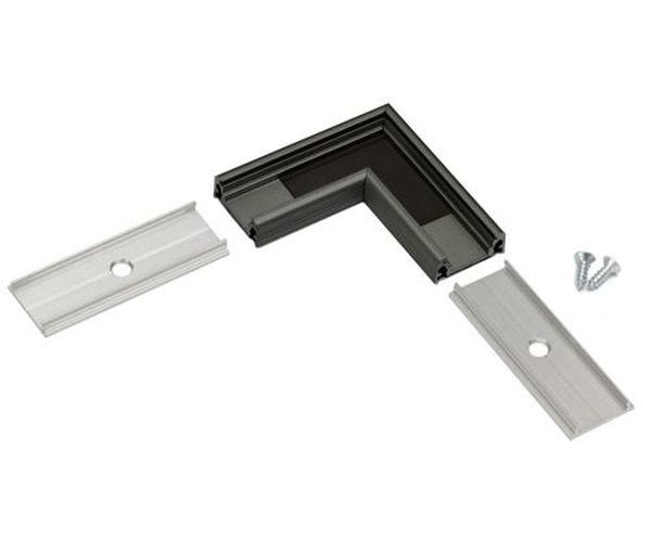 Connecteur L pour SURFACE10 anodisé noir (set de 2)