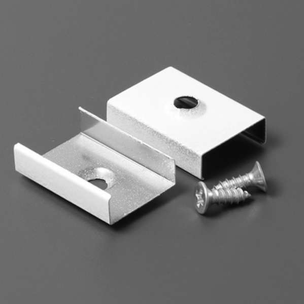 Support S fixation flexible conique blanc (set de 2)