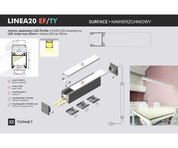 Connecteur LINEA20 alu noir 60° (set de 2)
