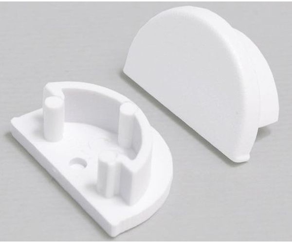 Terminaison avec passage de câble ARC 12 D blanc (set de 2)