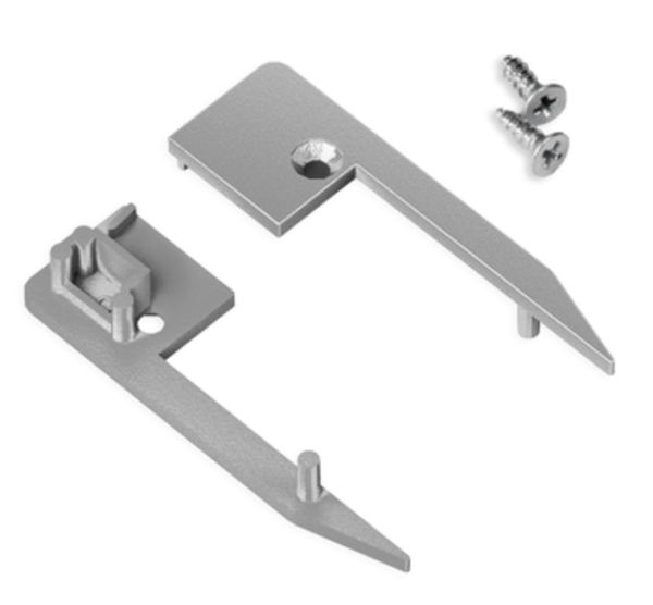 Cache nez de marche latéral UP-MINI10 - finition gris - setx2