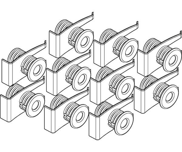 Kit Premium LED RAYON pour étagère blanche
