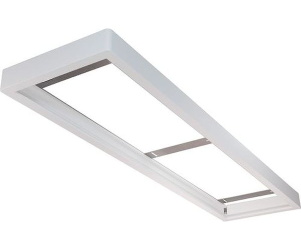 Cadre en bois 300x1200 pour panel - Laqué blanc