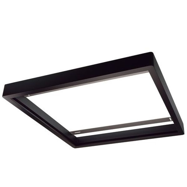 Cadre en bois 600x600 pour panel - Laqué noir