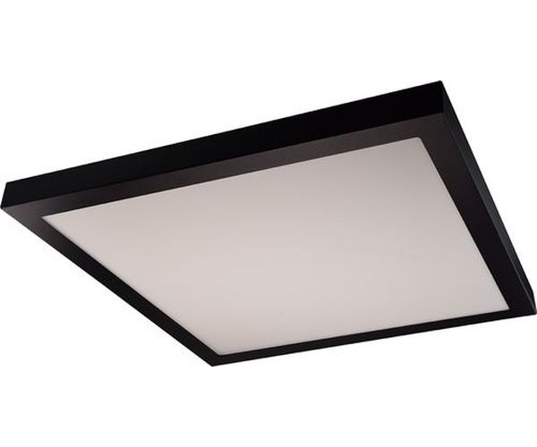 Cadre en bois 600x600 + panel 42650 - Laqué noir