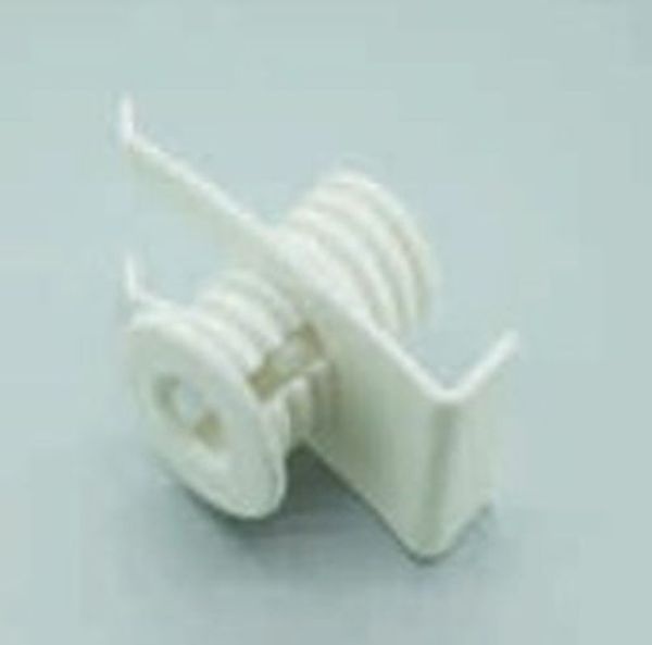 Support prise pour câble FK-2 avec agraffe rapide - blanc - Ø 15,5