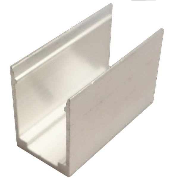 Support de fixation aluminium pour neon flex - U 12x30xh20