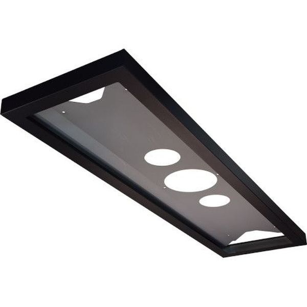 Cadre métal pour panel LED 30x120 époxy noir