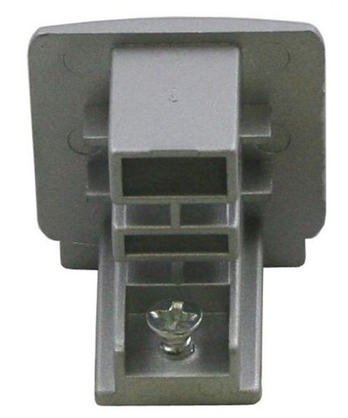 Terminaison pour rail 3 phases couleur gris