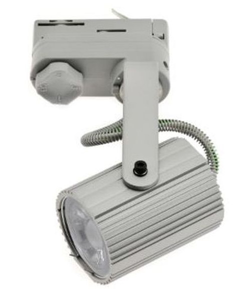 Spot pour rail 3 phases GU10 couleur gris